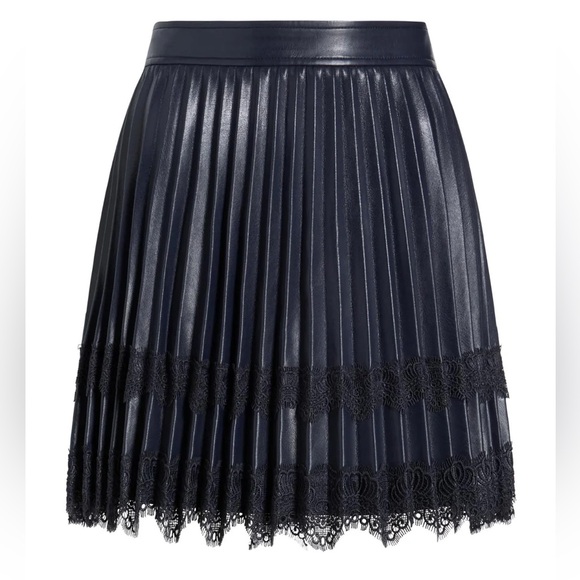 cinq a sept Dresses & Skirts - Cinq a Sept Vegan Leather Laney Skirt- in Black
